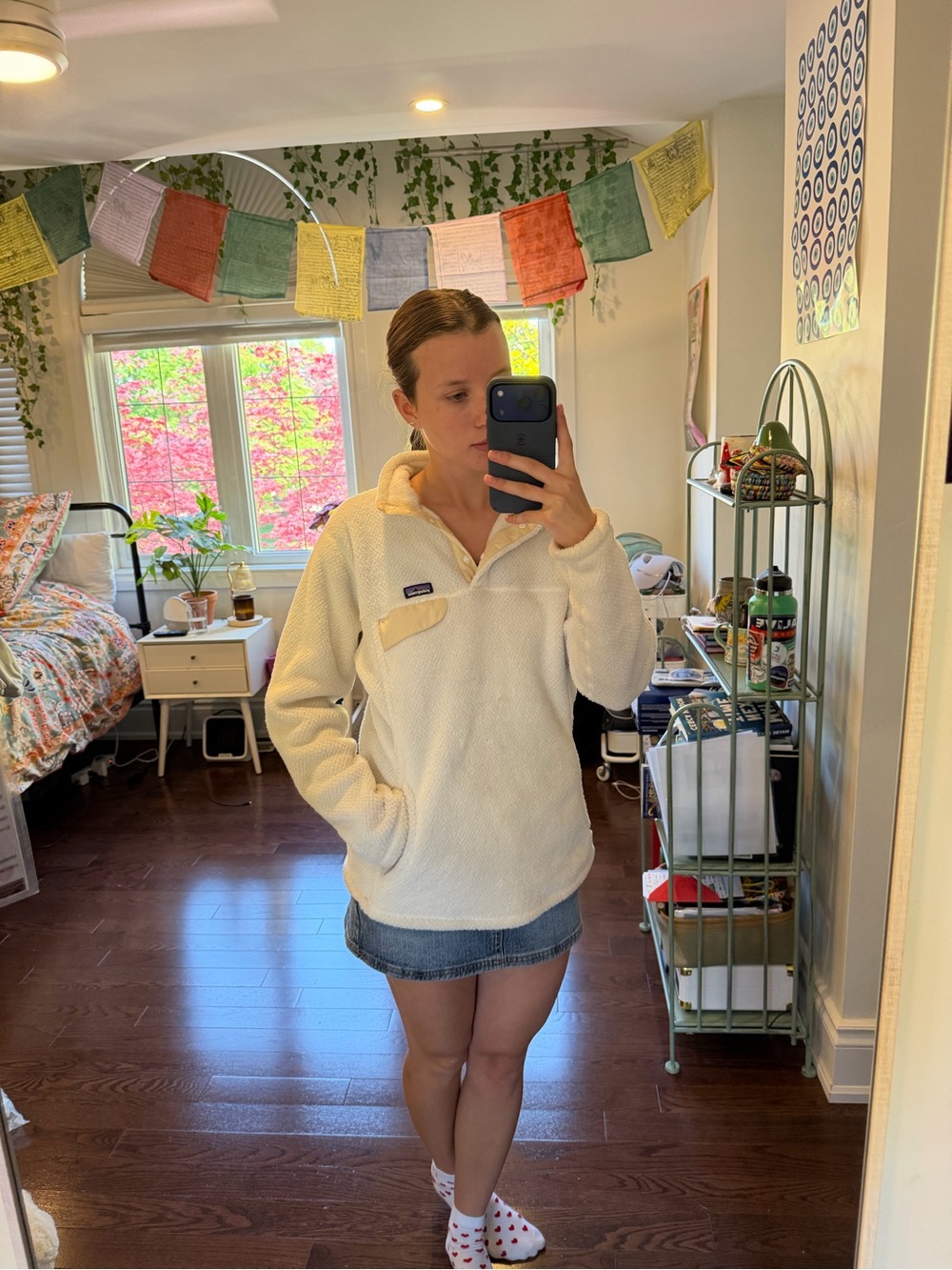 Patagonia Cream Fleece Pullover